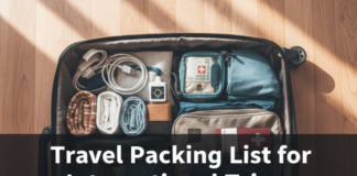 Travel Packing List for International Trips